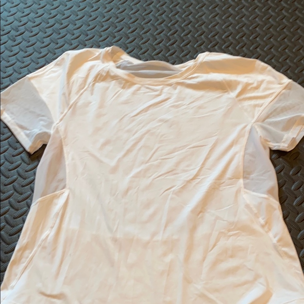 Women’s white lululemon shirt - size 6